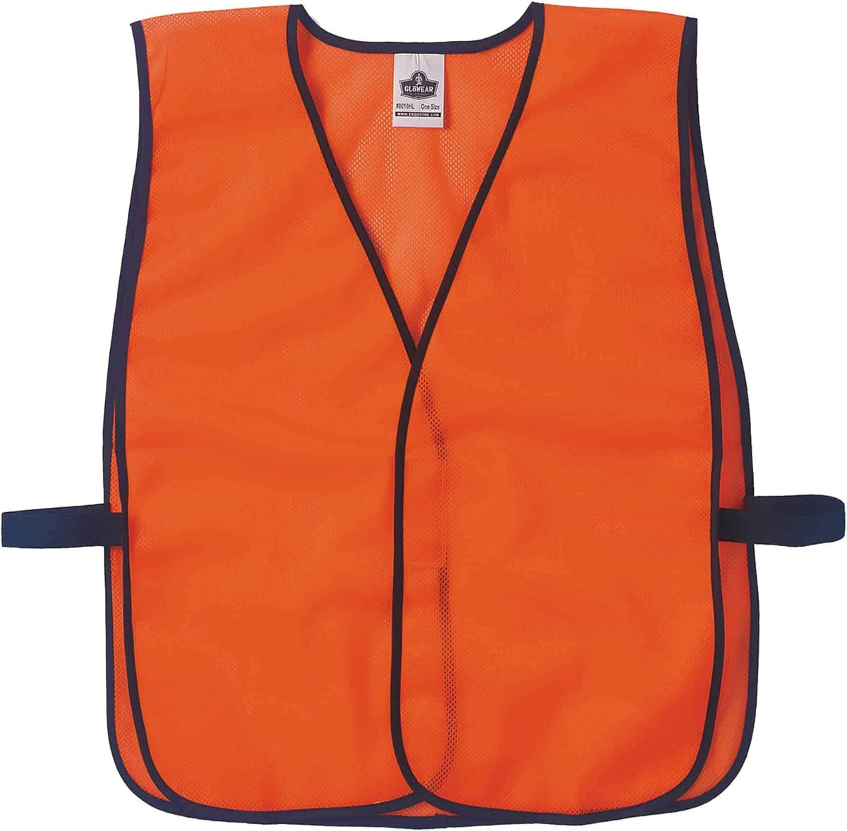 Ergodyne GloWear 8010HL high visibility vest mesh fabric close up