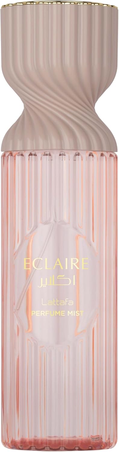 Lattafa Eclaire Perfume Mist 250ml - Body Spray with Caramel, Milk, Sugar, White Flowers, Honey, Vanilla, Praline & Musk for a Cozy, Gourmand Scent - Image 1