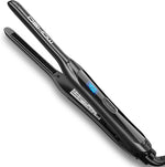 DSHOW Pencil Flat Iron, 3/10" Small Flat Irons for Short Hair, Pixie Cut and Bangs,Tourmaline Ceramic Mini Hair Straightener for Edges with Adjustable Temperature, Auto Shut Off (Black) - Image 1