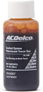 ACDelco engine cooling system tracer dye one ounce front view package
