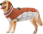 Lelepet Dog Coat Warm Dog Winter Coat Waterproof Dogs Jacket with Harness Built in Reflective Pet Fleece Vest Zip-Up Cold Weather Coats for Large Dogs Turtleneck Windproof Coats Boxer Blaze Orange XL - Image 14