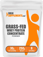 BulkSupplements 30g protein per serving unflavored powder bag view