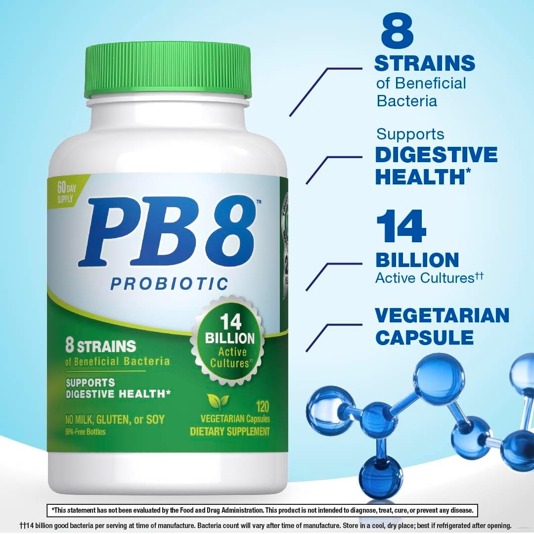 PB8 Probiotic dietary supplement ingredient details