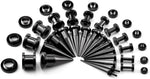 36PCS Ear Gauge Stretching Kit Stainless Steel Double Flare Alloy Tapers 3 In 1 Plugs Set Eyelet 14G-00G - Image 9