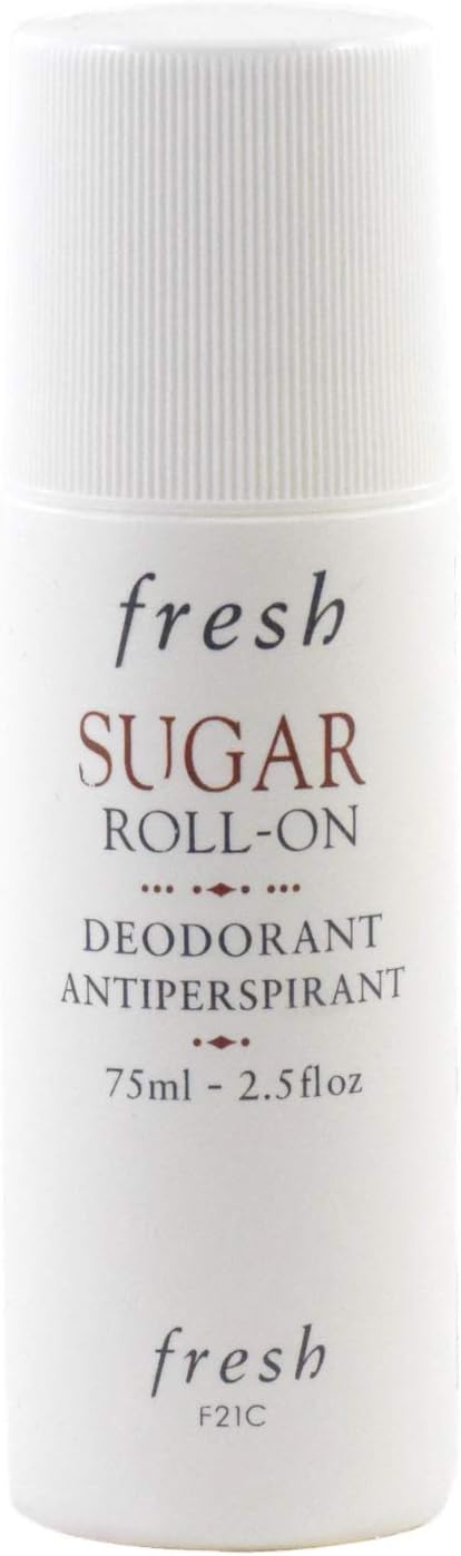 Fresh Sugar Roll-On Deodorant 75ml front bottle view for daily odor protection