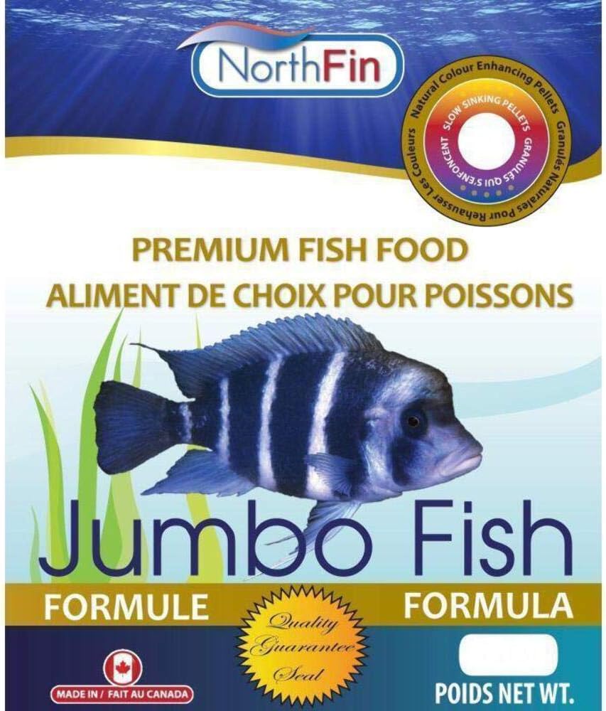 Northfin Jumbo Formula fish food front view packaging