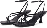 PiePieBuy women's dress sandals ankle buckle detail