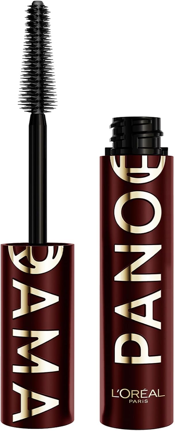 L'Oreal Paris Voluminous Panorama Mascara, Volumizing and Lengthening Mascara, Waterproof Longwear and Smudge Resistant Make Up, Black, 0.31 Fl Oz - Image 13