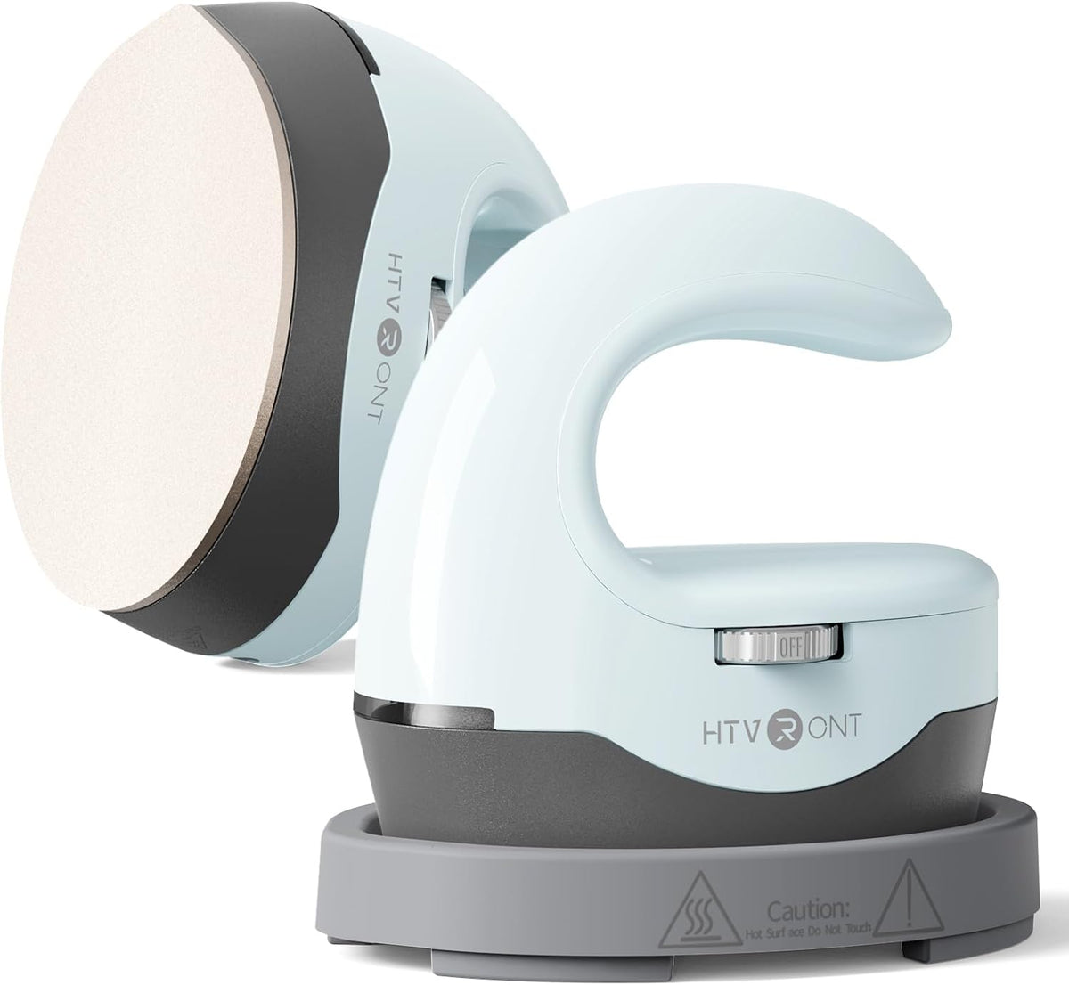 HTVRONT Heat Press Mini Heat Press Machine, Mini Iron for Crafts Mint - Image 9