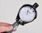 Carbide-tipped contact points of the Fowler dial bore gage