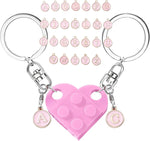 MPK Brick Matching Couple Heart Keychain, Gifts for Him Her Boyfriend Girlfriend Christmas, Wedding Anniversary Birthday Gift - Image 10