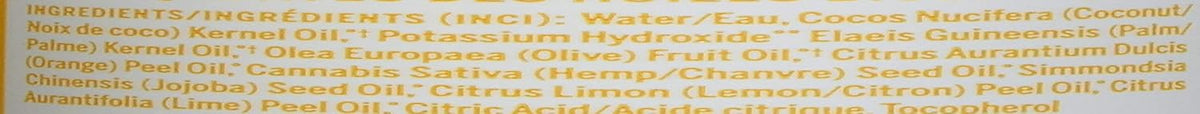 Dr. Bronner's organic citrus castile soap lifestyle presentation