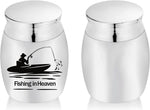 Gredstar cremation urn showing threaded screw top lid