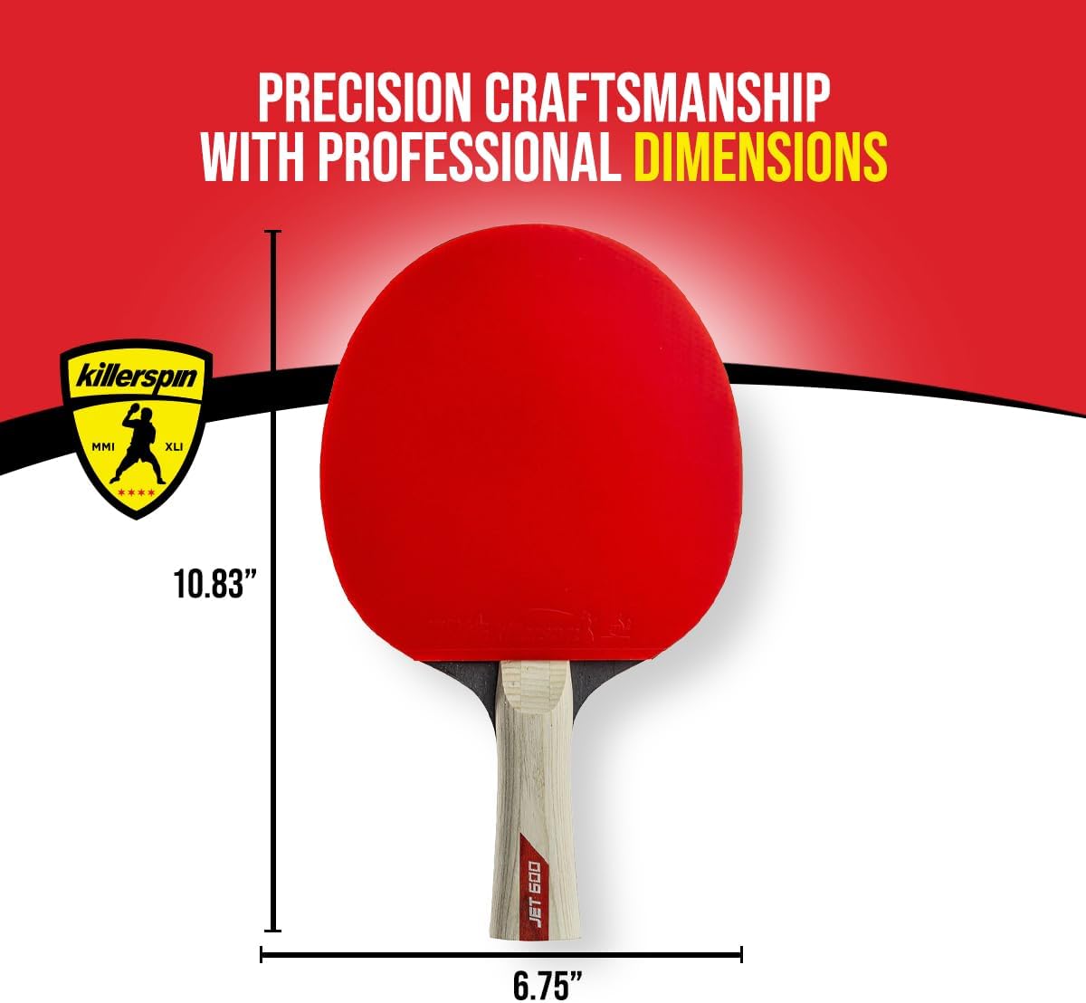 Killerspin Jet 600 tournament-approved table tennis set packaging
