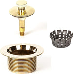 PF WaterWorks Lift Lock (Push Pull) Bathtub/Bath Tub Drain Assembly with Gasket - Coarse Thread 11.5 Threads Per Inch - Free Hair Catcher/Strainer to Eliminate Clogs;Brushed Nickel; PF0940-BN-LL-C - Image 13