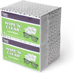 Flents Wipe N Clear Lens Wipes 150 count box front view
