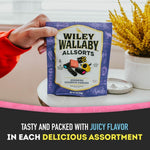 Wiley Wallaby imported USA sweet treats display