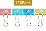 Ykimok colored binder clips packaging and contents layout for office supplies