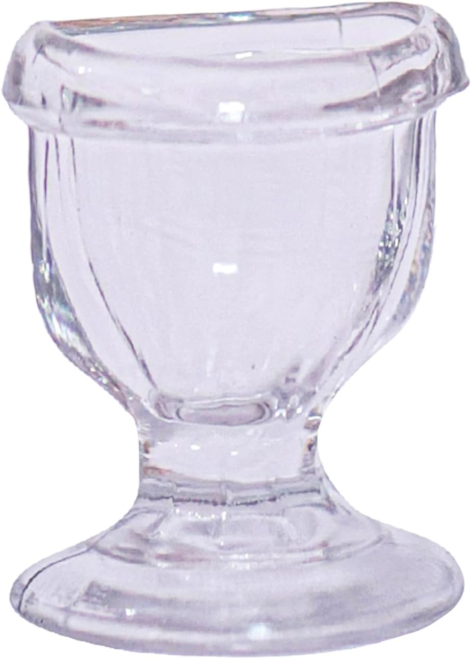Transparent Glass Eye Wash Cup - Effective Eye Rinse and Cleansing – Eco-Friendly, Non-Reactive, Safe and Comfortable (Single) - Image 1
