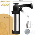 Ergonomic handle and trigger mechanism of Hosetim cookie press