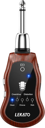 LEKATO Guitar Headphone Amp,Micro Electric Guitar Headphone Amp for Electric Guitar&Bass Rechargeable Bass Headphone Amplifier for Practice with 5 Effects(Clean Chorus Overdrive Distortion and Wah) - Image 10