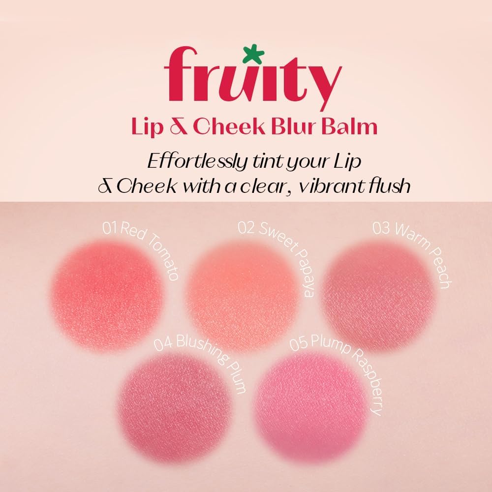 Compact travel-friendly packaging of Etude Fruity Lip and Cheek color.
