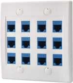 Pokivir 8 port Cat6 faceplate packaging view