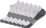 FOOTPLUS Unisex Copper Compression Socks Circulation Arch Support Plantar Fasciitis Ankle Golf/Running/Hiking Socks - Image 14