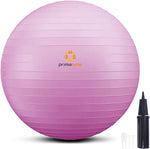 Primasole Exercise Ball for Balance Stability Fitness Workout Yoga Pilates at Home Office & Gym Birthing Ball for Pregnancy, Office Ball Chair - Image 9