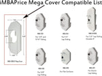 iMBAPrice white mounting block showing integrated electrical compartment