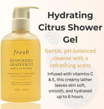 Fresh Hesperides Grapefruit shower gel pump dispenser angle