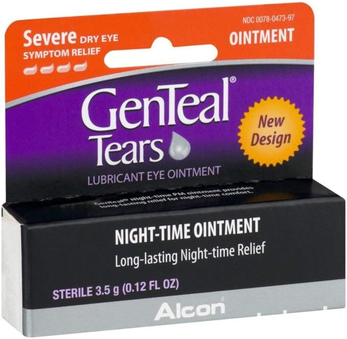 Genteal PM Severe Night-Time Eye Ointment front view authentic USA import