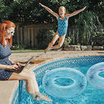 Top view of Zhanmai inflatable swim ring pack