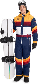 Tipsy Elves Retro Snow Suits for Men - Loud Men's Ski Suits - Warm One Piece for Winter - Image 15