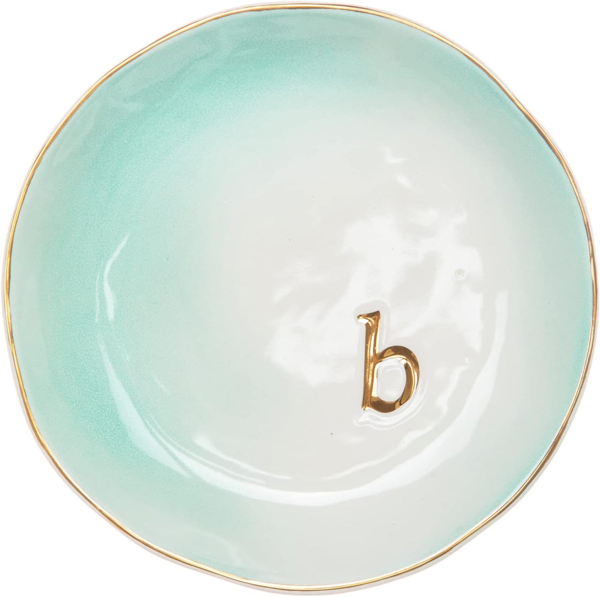 COLLECTIVE HOME - Ceramic Jewelry Tray, Decorative Trinket Dish for Rings Earrings Necklaces Bracelet Watch Keys, Birthday Mother's Day Christmas Gift for Women, 4.75", Colored Surface (J) - Image 9