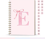 Pink Cute Bow Journal Spiral Notebook for Girls, 5.5 x 8.3 Inch | Initial M School Journal Diary Gifts for Teen Girl Kids, Personalized Gifts for Women, Pink Bow Hardcover Spiral Notebook - Image 13
