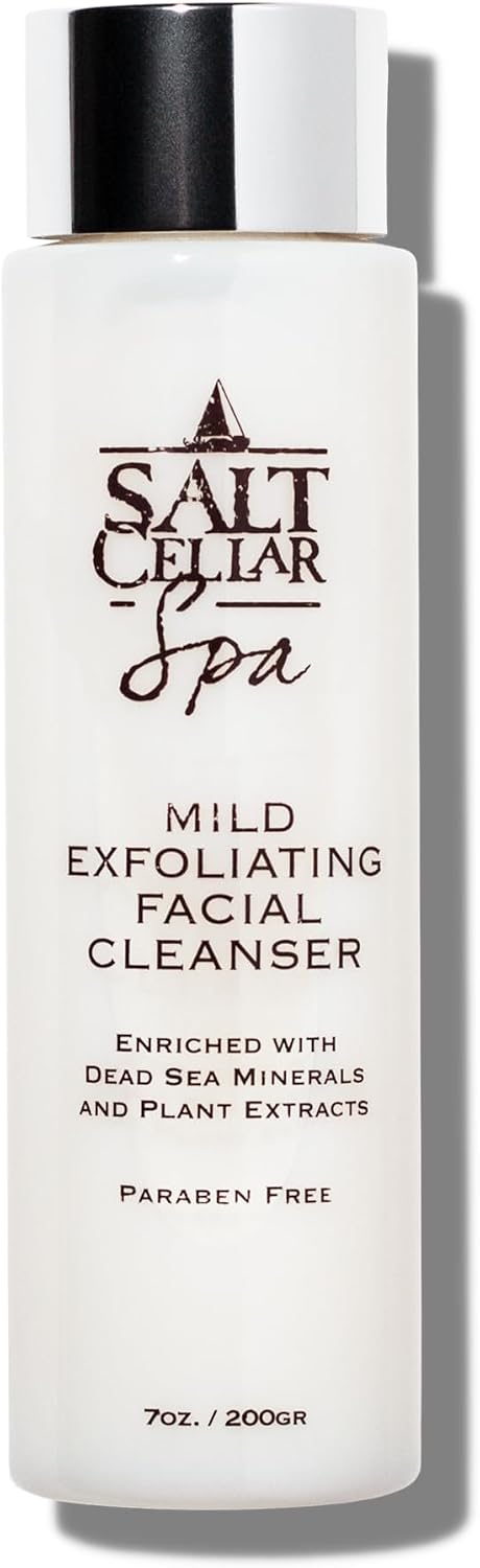 Salt Cellar Spa Mild Exfoliating Facial Cleanser front view bottle