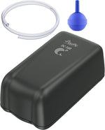 Mini one watt aquarium air stone producing dense bubbles overview
