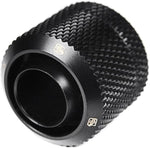 Barrow matte black soft tubing fitting angled display