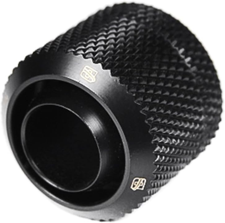 Barrow matte black soft tubing fitting angled display
