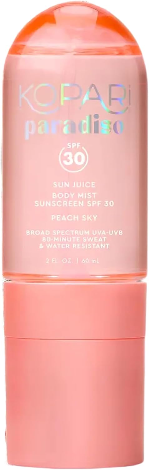 Kopari Paradiso Sun Juice SPF 30 Body Mist - Vanilla Breeze | Clear Non-Sticky Broad-Spectrum Sunscreen Mist, 80-Min Water-Resistant - Image 12