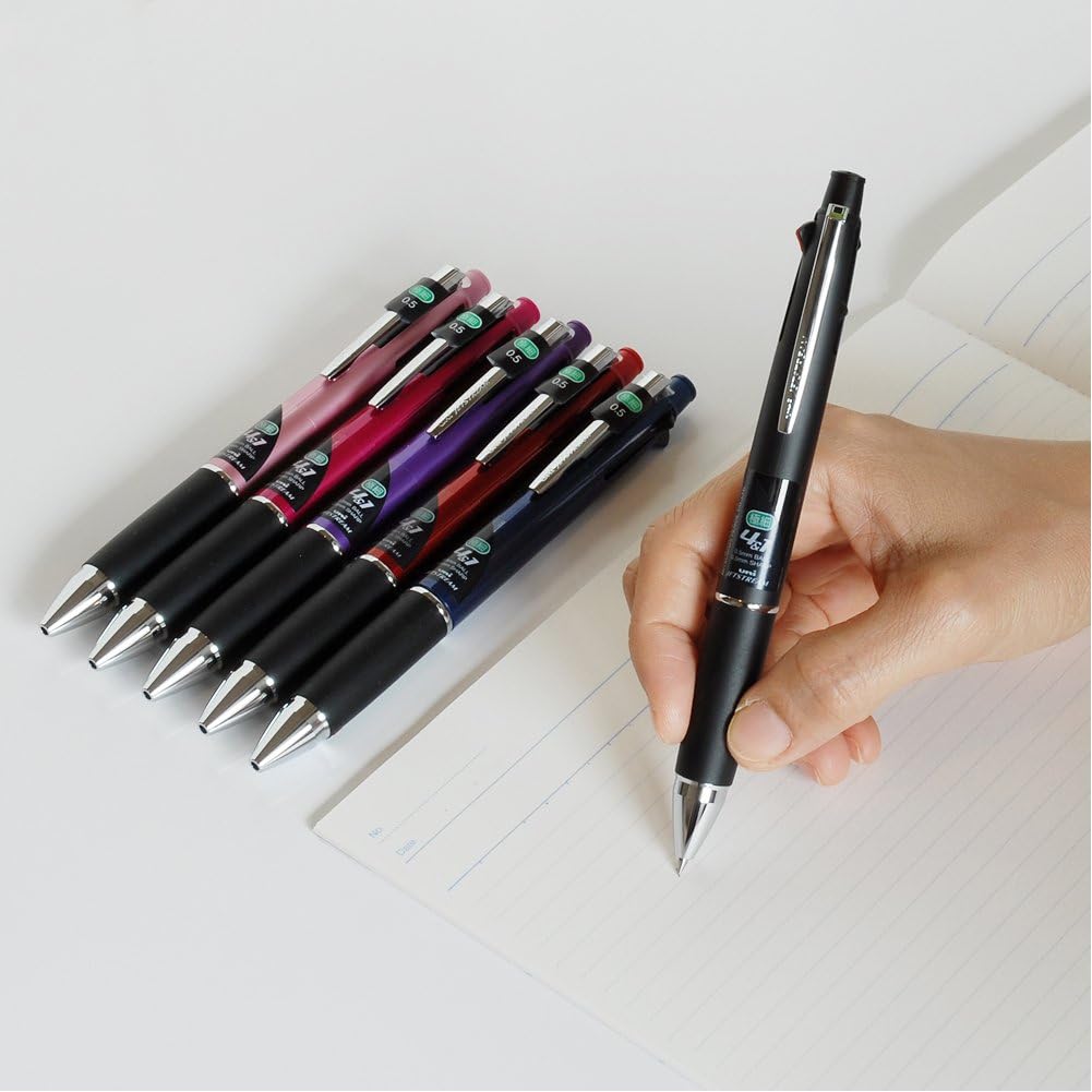 Mitsubishi Pencil multi pen barrel design and clip details
