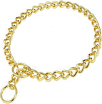 Dog Chain Collars, Metal Choke Link Dog Collar Choker Training Heavy Duty Slip Martingale Puppy Collars for XS Small Medium Large Big XL Breed Dogs (Silver, M(Neck Max 18inch) D3.0mm) - Image 9