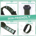 WNIPH replacement strap close-up showing breathable woven nylon fabric texture.