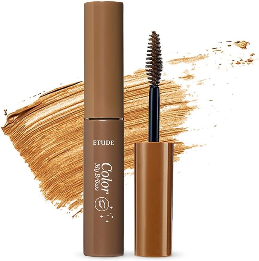 ETUDE Color My Brows, Brow Mascara, 3D Natural Coloring, Beeswax & Carnauba Wax, Moisturizing Brow Care, Eyebrow tint, Soft Gel Texture, Korean Makeup, Beauty, Red Brown (0.152 Fl Oz) - Image 13