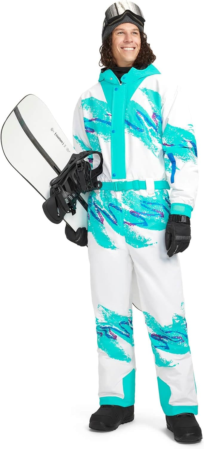 Tipsy Elves men winter snowsuit lifestyle shot