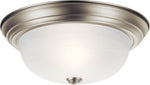 Kichler flush mount light front view