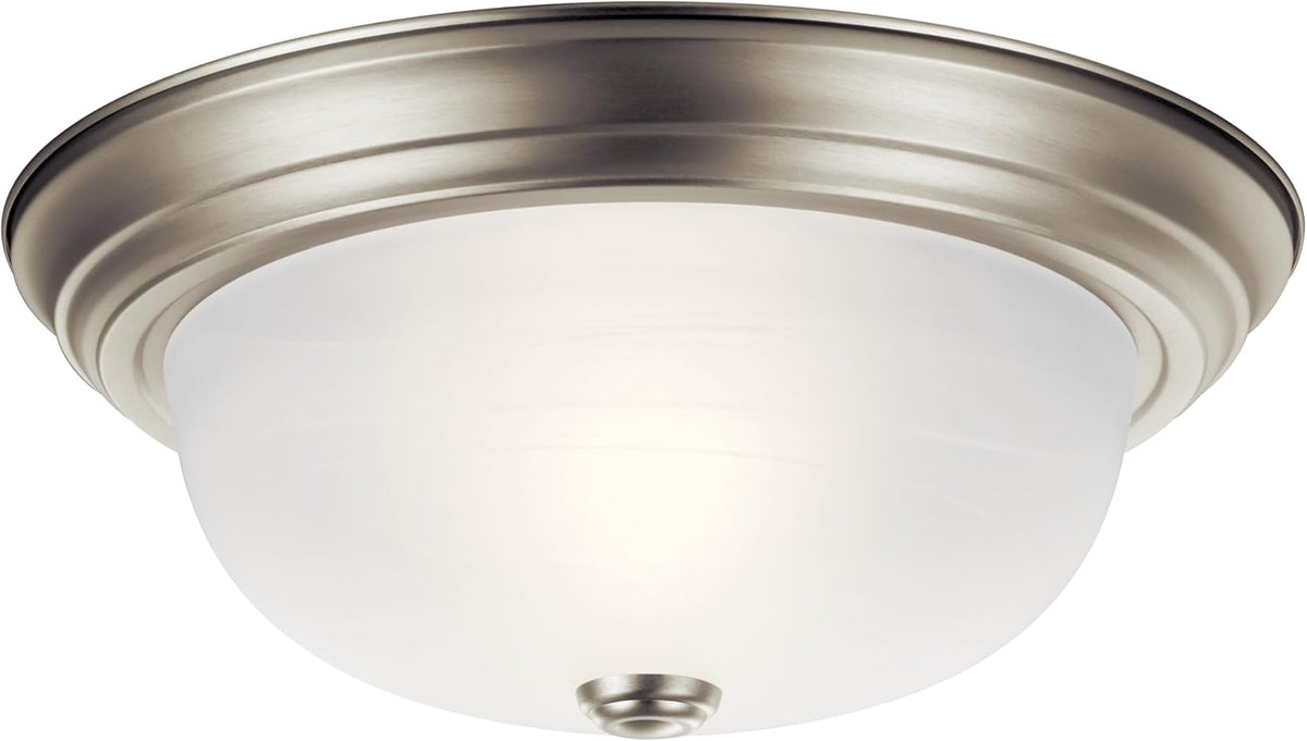 Kichler flush mount light front view