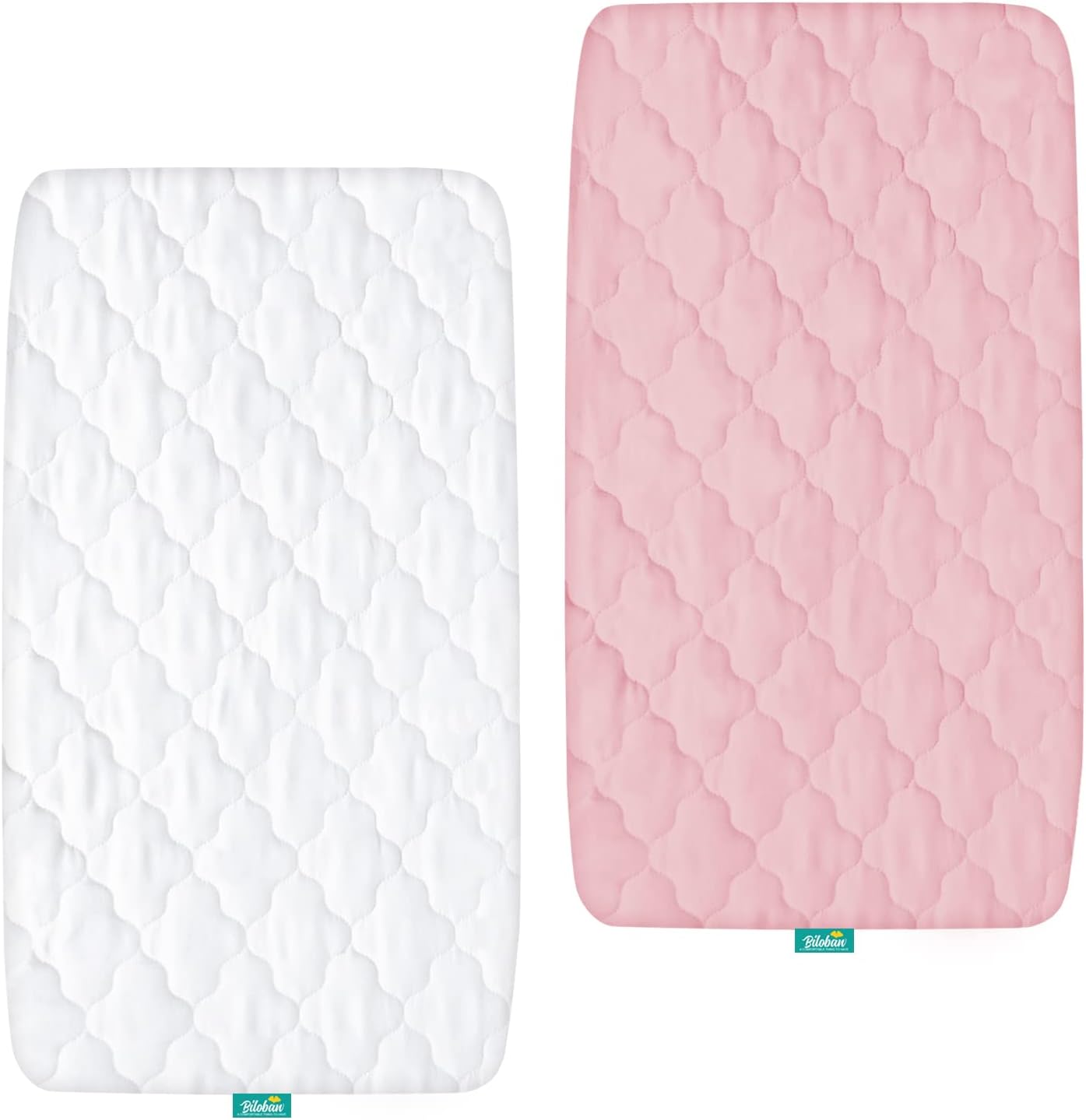 Coldwind waterproof bassinet mattress pad cover set