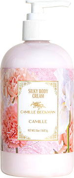 Camille Beckman Silky Body Cream, Unscented, 13 oz | Fragrance-free daily moisturizer; sweet almond oil & herbal complex; restores hydration & elasticity; non-greasy - Image 11